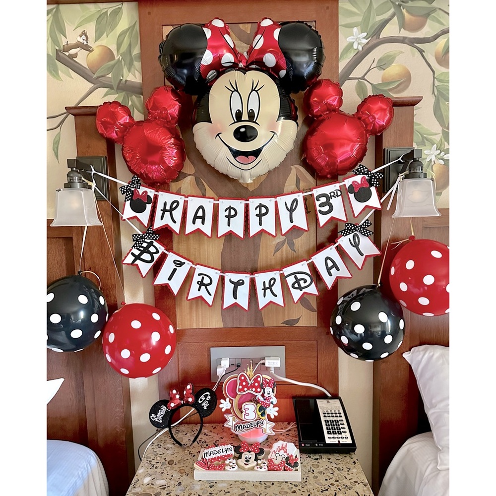 Minnie Mouse Birthday Banner